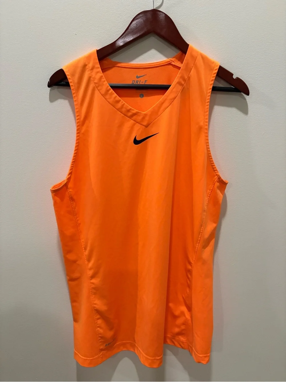 Men’s Nike Dri-FIT Orange Athletic Tank Top